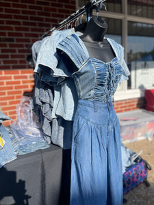 Tie the knot Denim Top